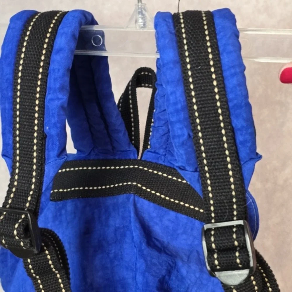 Yoga Body Blue Nylon Ruck‎ Backpack Yoga Mat Carrier 17x11x8 Lightweight Bag